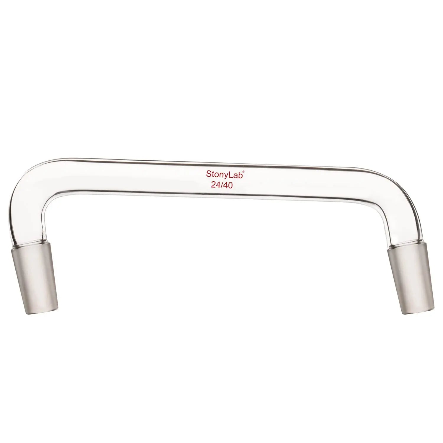 StonyLab Glass Distilling Adapter with 75 Degree and 105 Degree Bent for professional laboratory applications