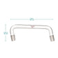 Glass Distilling Adapter with 75 Degree and 105 Degree Bent Adapters - Distilling
