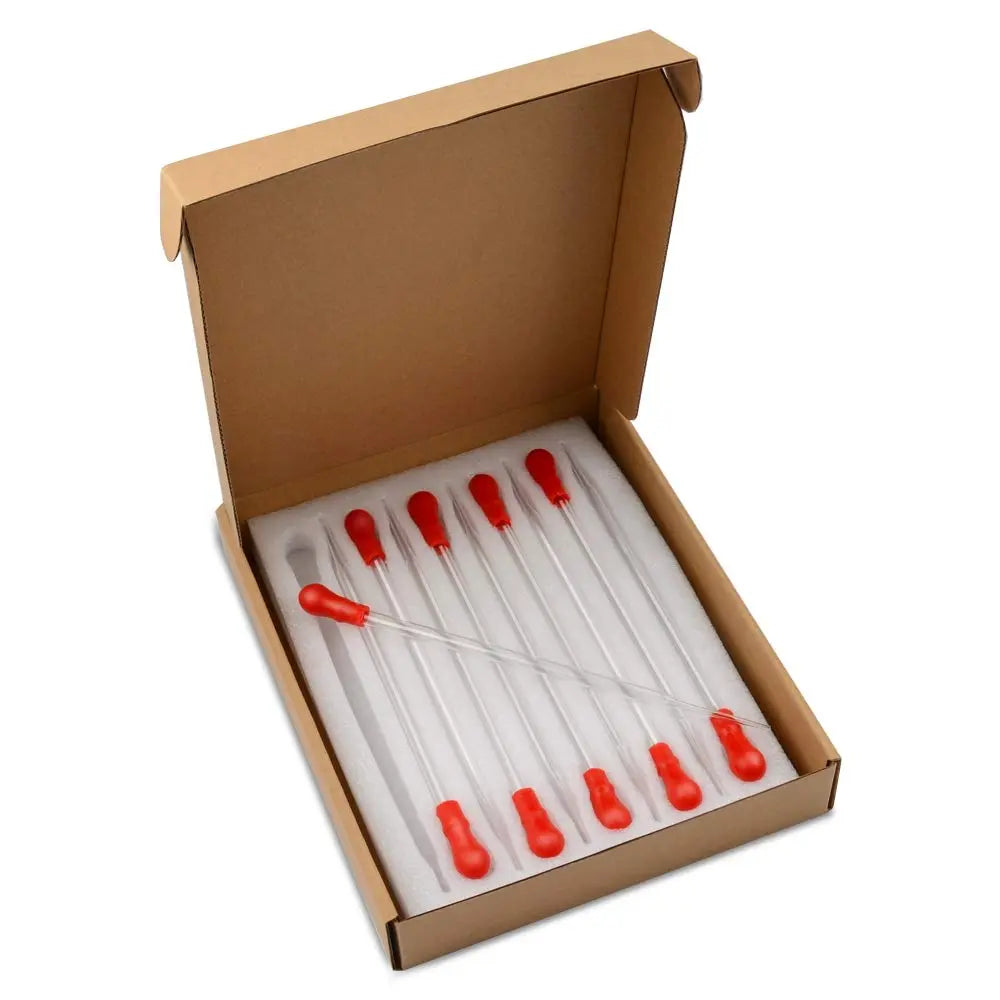 Glass Dropper Pipettes Set, Non-Graduated, 3ml, 10 Pack - StonyLab Pipettes & Syringes 3-ml-10-Pack