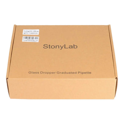 Glass Dropper Pipettes, Non-Graduated, 1ml-3ml, 100 Pack Pipettes & Syringes