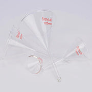 Alternative angle showing underlying build quality of StonyLab Glass Funnel Set
