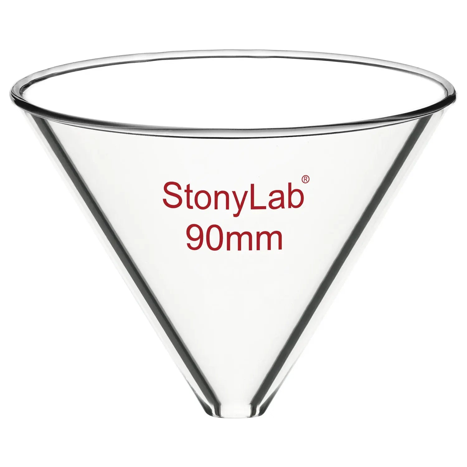 StonyLab Glass Funnel for professional laboratory applications