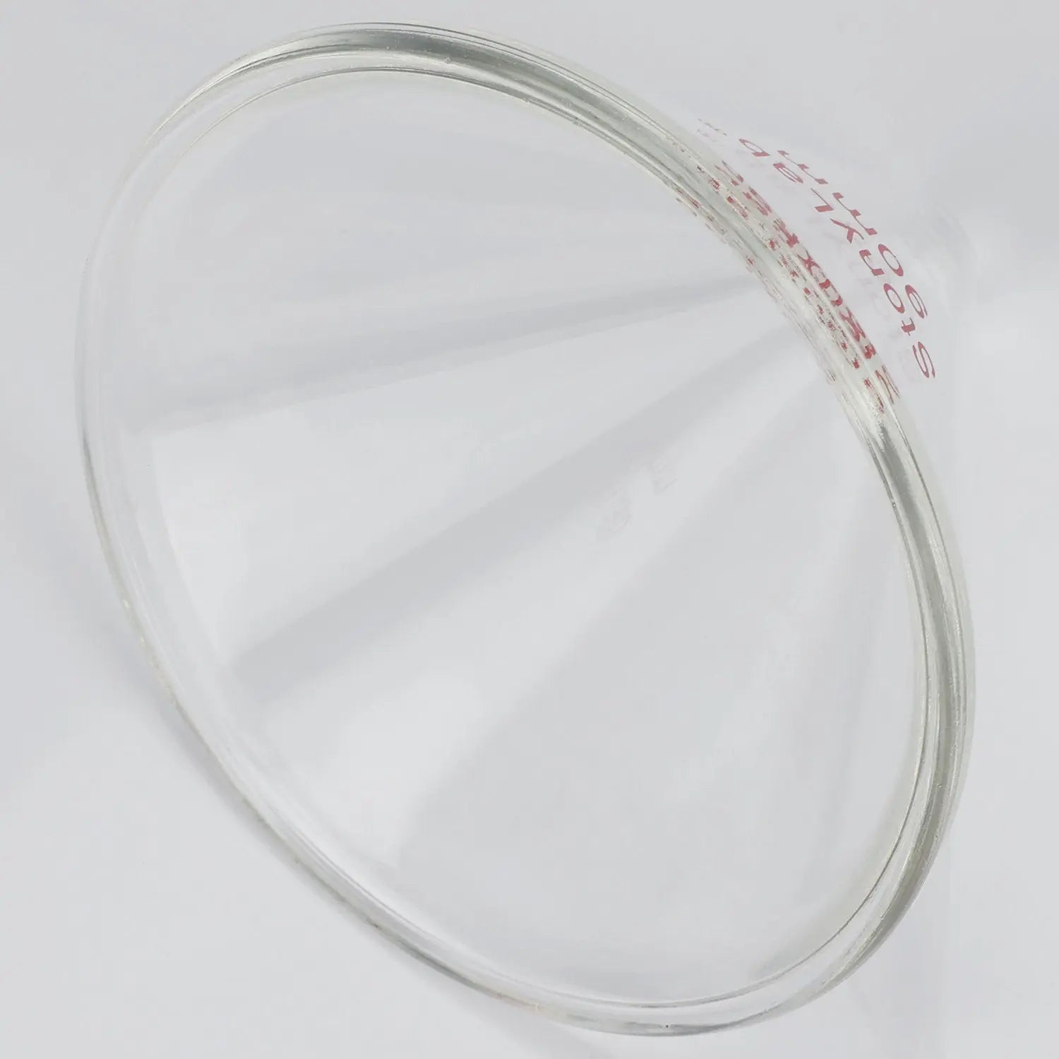 Alternative angle showing underlying build quality of StonyLab Glass Funnel