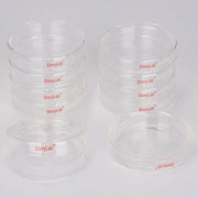 Comprehensive product view and setup components for StonyLab Glass Petri Dishes with Clear Lid