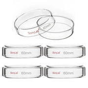 Comprehensive product view and setup components for StonyLab Glass Petri Dishes with Clear Lid