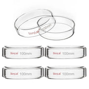 Comprehensive product view and setup components for StonyLab Glass Petri Dishes with Clear Lid