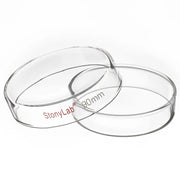 Comprehensive product view and setup components for StonyLab Glass Petri Dishes with Clear Lid