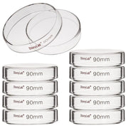 Comprehensive product view and setup components for StonyLab Glass Petri Dishes with Clear Lid