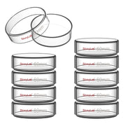 Glass Petri Dishes with Clear Lid, 60-120 mm Cell Culture-Dish
