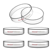 Glass Petri Dishes with Clear Lid, 60-120 mm Cell Culture-Dish
