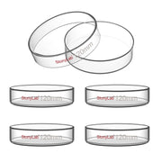 Glass Petri Dishes with Clear Lid, 60-120 mm Cell Culture-Dish