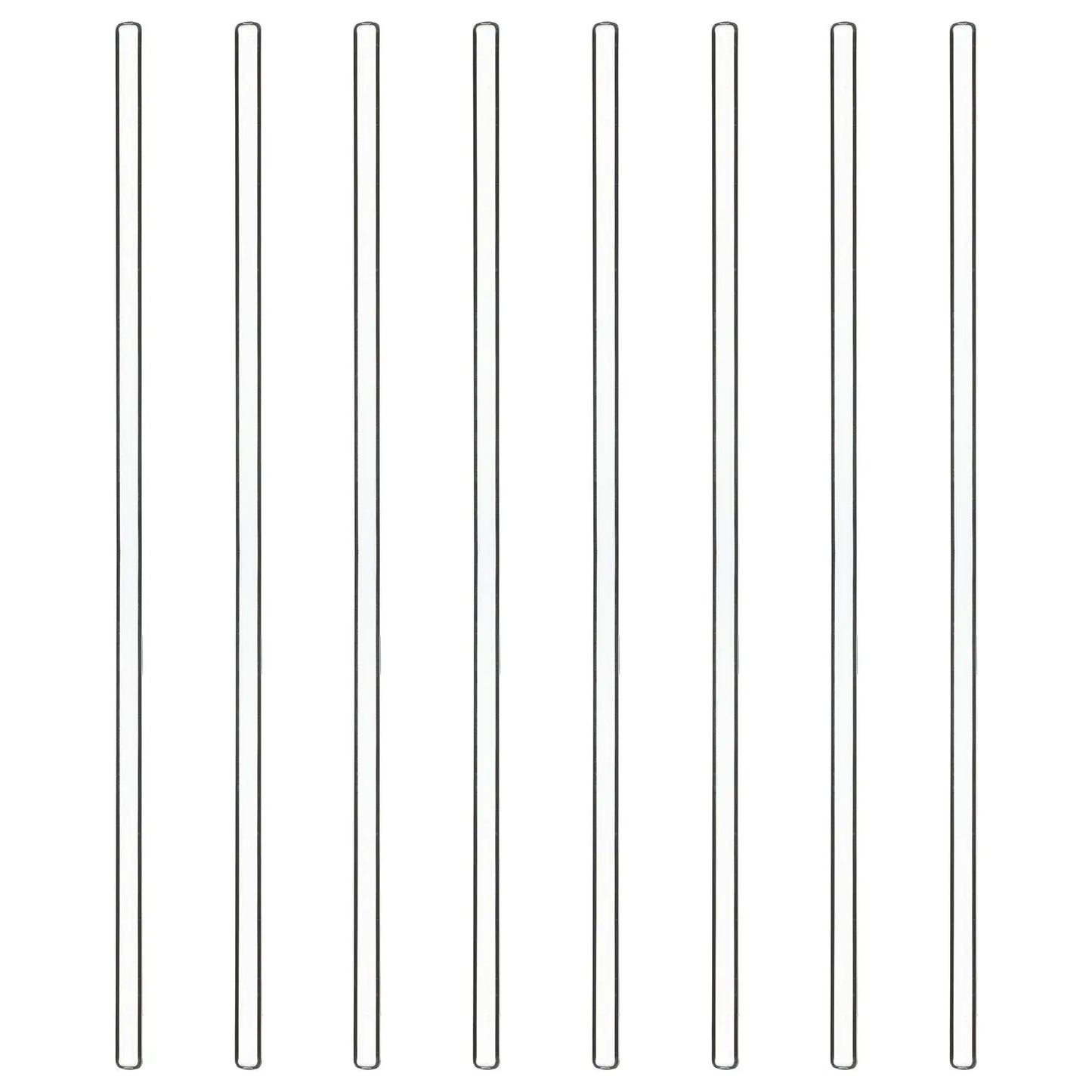 Glass Stirring Rod 8-Pack Stirring Rods 9.84-inch