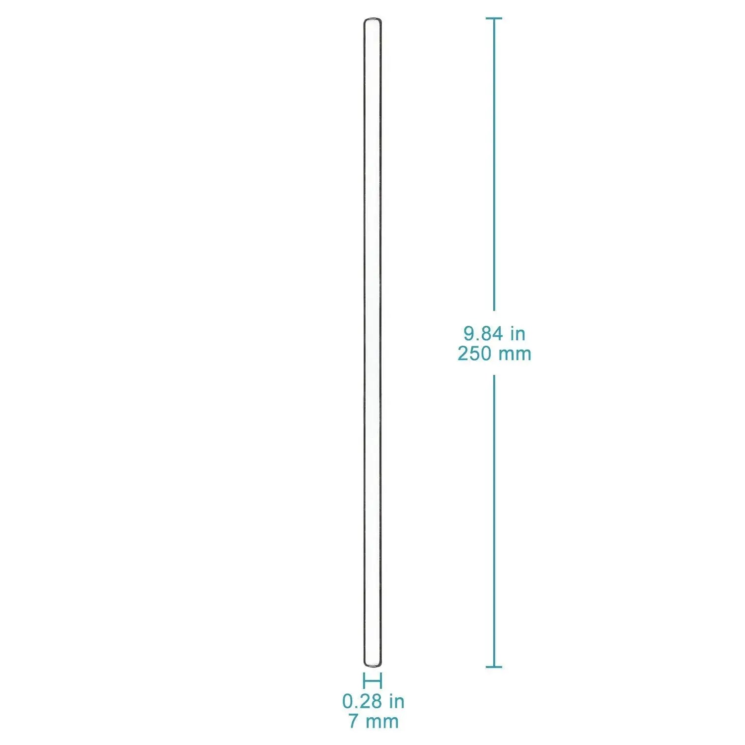 Comprehensive product view and setup components for StonyLab Glass Stirring Rods (8-Pack)