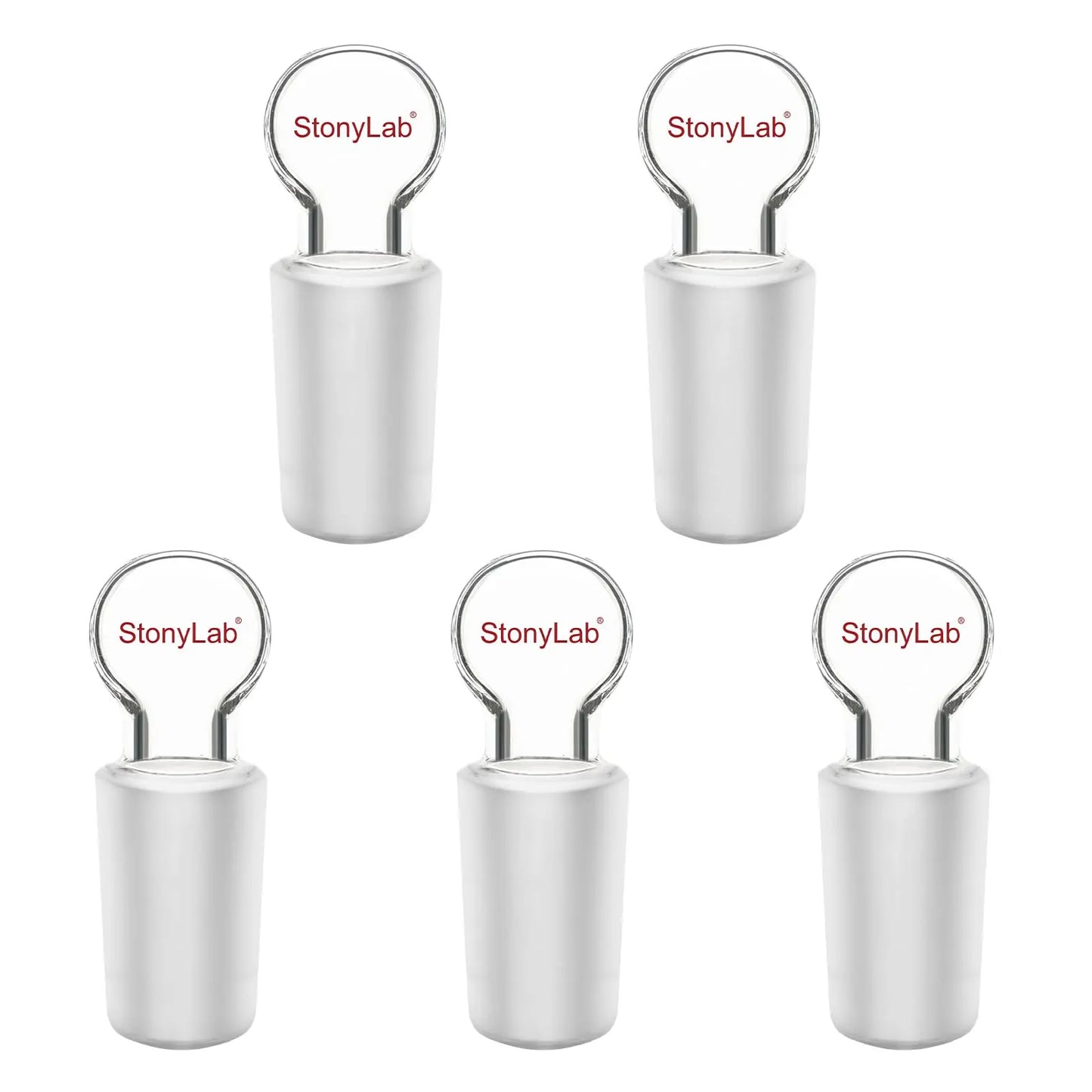 Glass Stoppers, Penny-Head, Hollow Stoppers-Glass