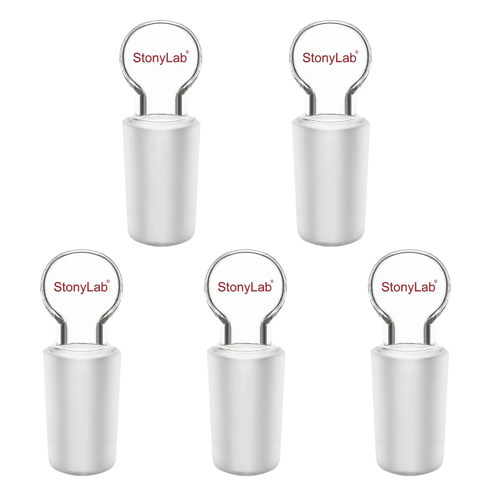 Glass Stoppers, Penny-Head, Hollow Stoppers-Glass