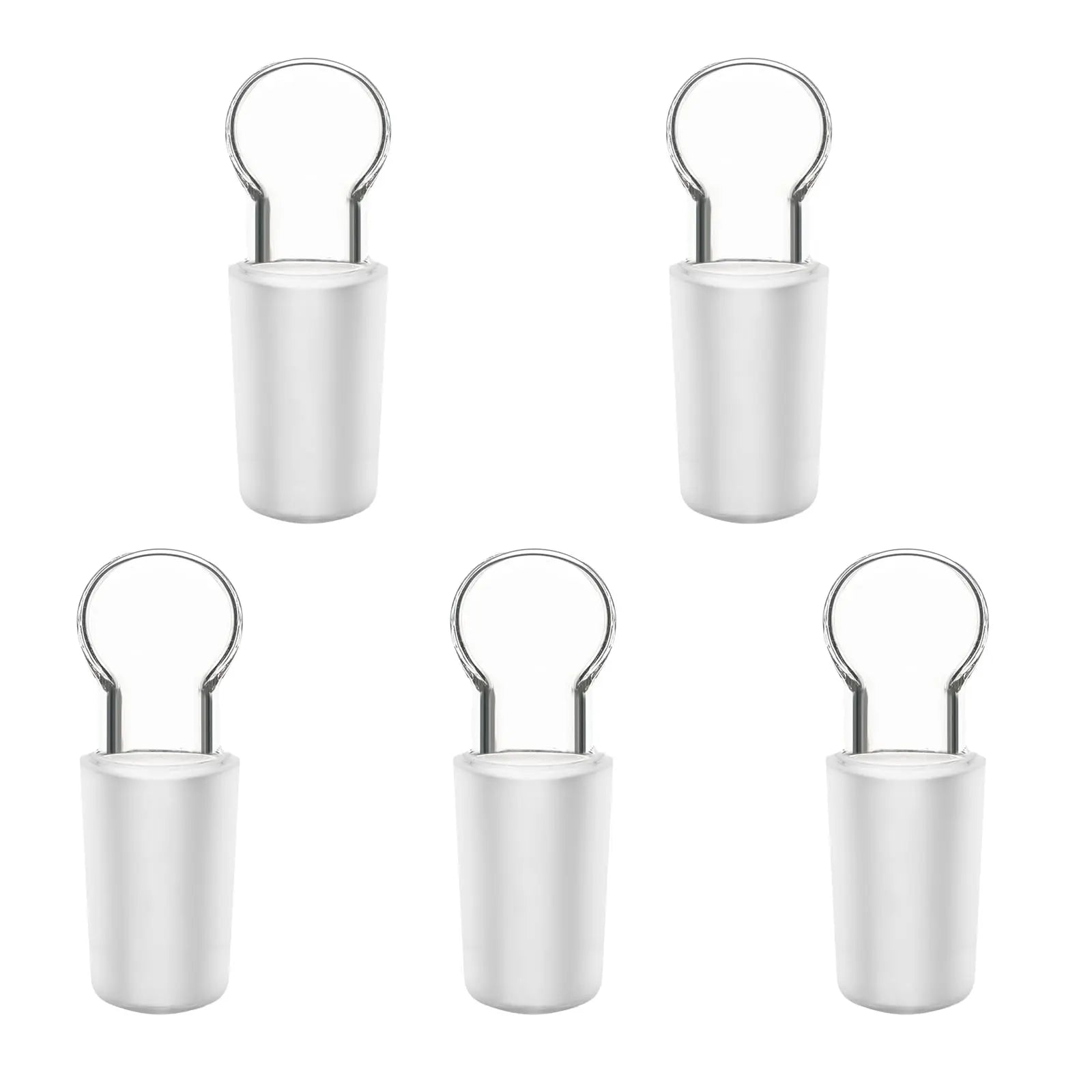 Glass Stoppers, Penny-Head, Hollow Stoppers-Glass