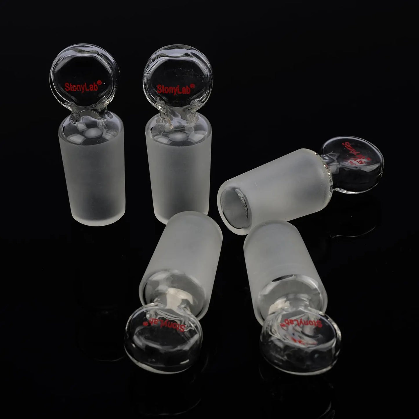 Glass Stoppers, Penny-Head, Hollow Stoppers-Glass