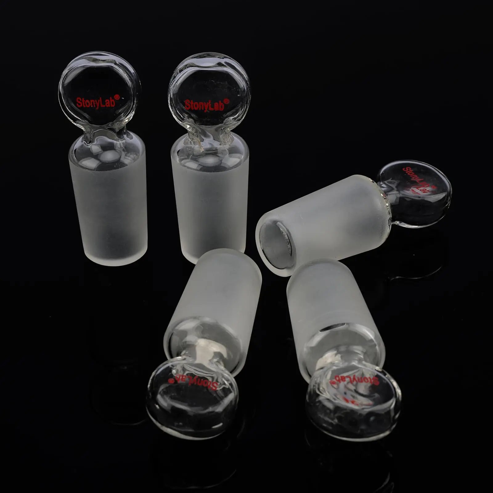 Glass Stoppers, Penny-Head, Hollow Stoppers-Glass
