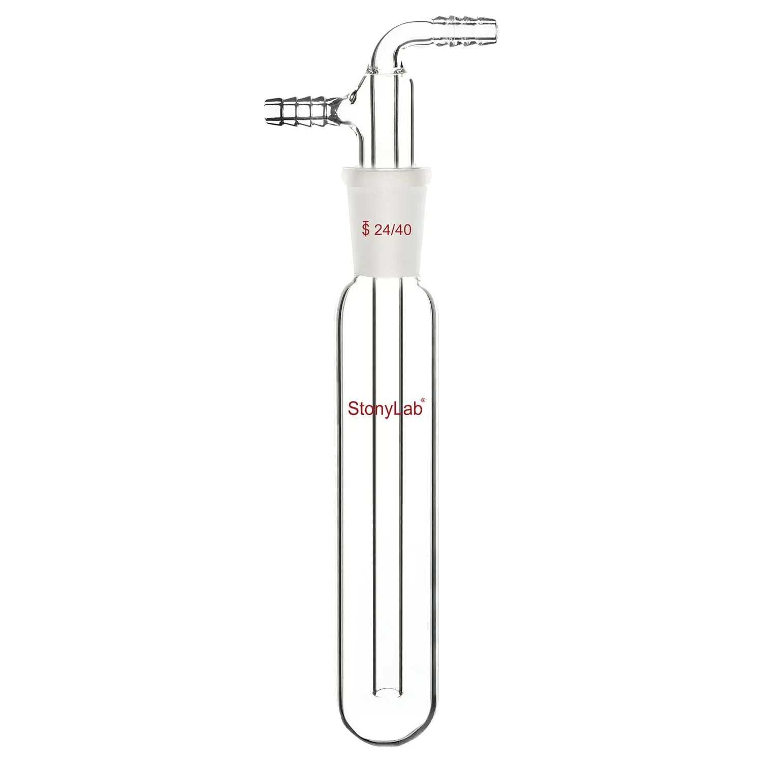 Alternative angle showing underlying build quality of StonyLab Separable Vacuum Cold Trap Bubblers