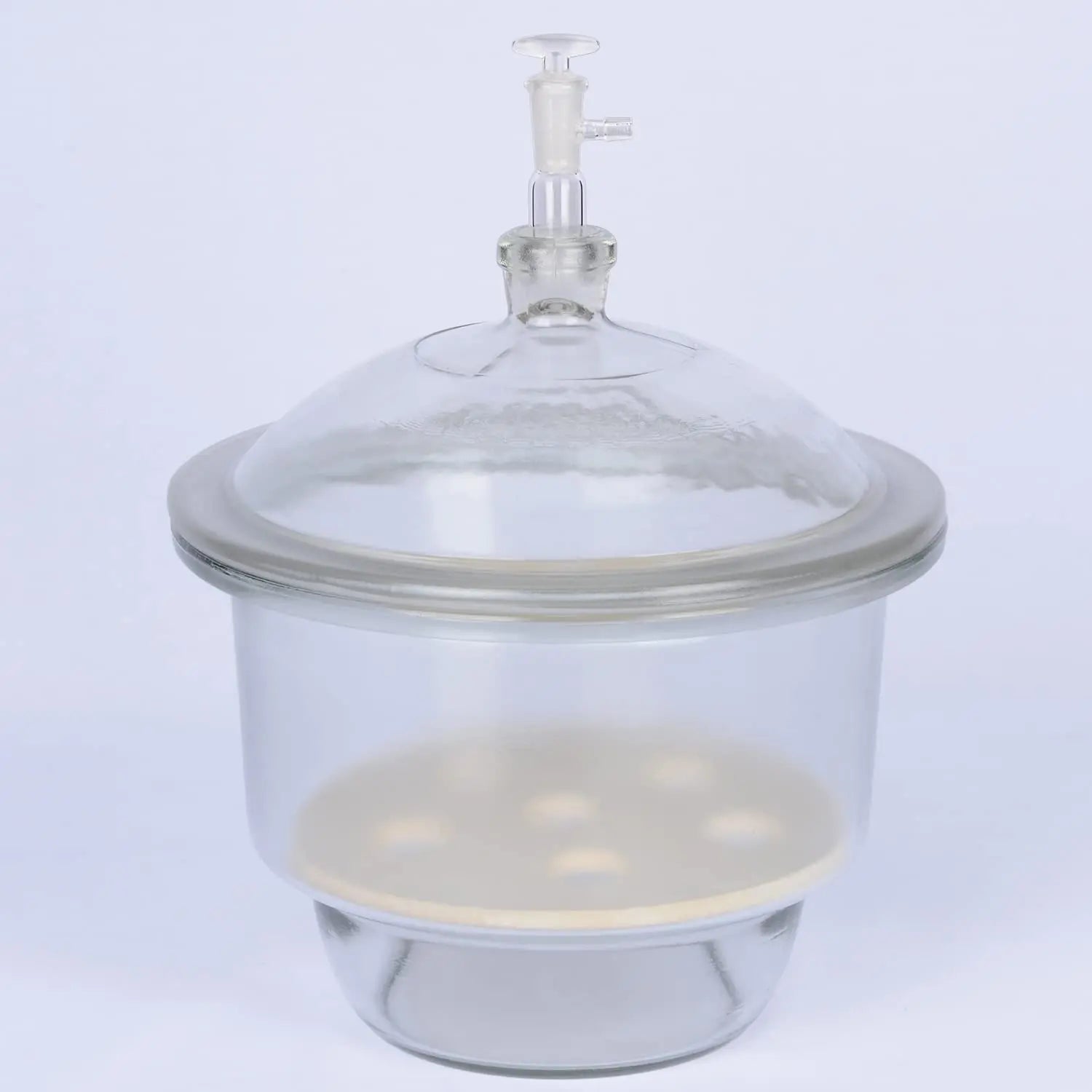 Comprehensive product view and setup components for StonyLab Glass Vacuum Desiccator