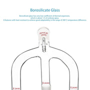 Side view and dimensional layout of the durable StonyLab Vacuum Receiving Adapter