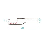 Close-up view showing the precise design and material of StonyLab Glass Weighing
