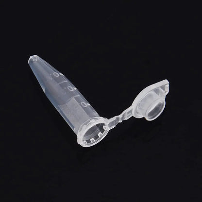 Graduated Clear Plastic Micro Centrifuge Tubes with Snap Cap (0.5 ml, 500 Packs) Tubes & Vials