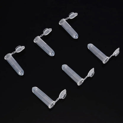 Graduated Clear Plastic Micro Centrifuge Tubes with Snap Cap (2 ml, 200 Packs) Tubes & Vials