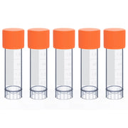 1.8 ml polypropylene cryogenic vials for laboratory sample aliquoting, storage and transport with leak-resistant screw caps, 500-pack StonyLab
