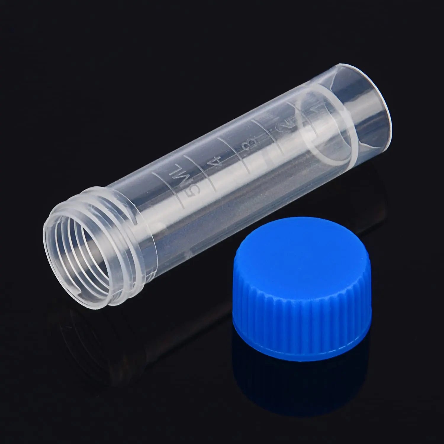 Side view and dimensional layout of the durable StonyLab Graduated Cryogenic Vials
