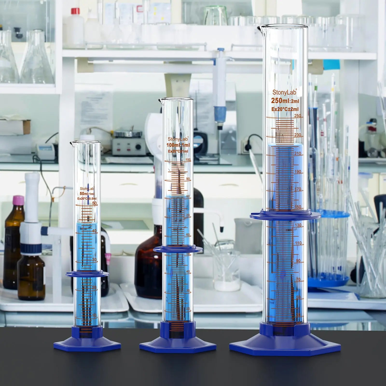 Control panel and digital status display setup of StonyLab Graduated Cylinder with Bath