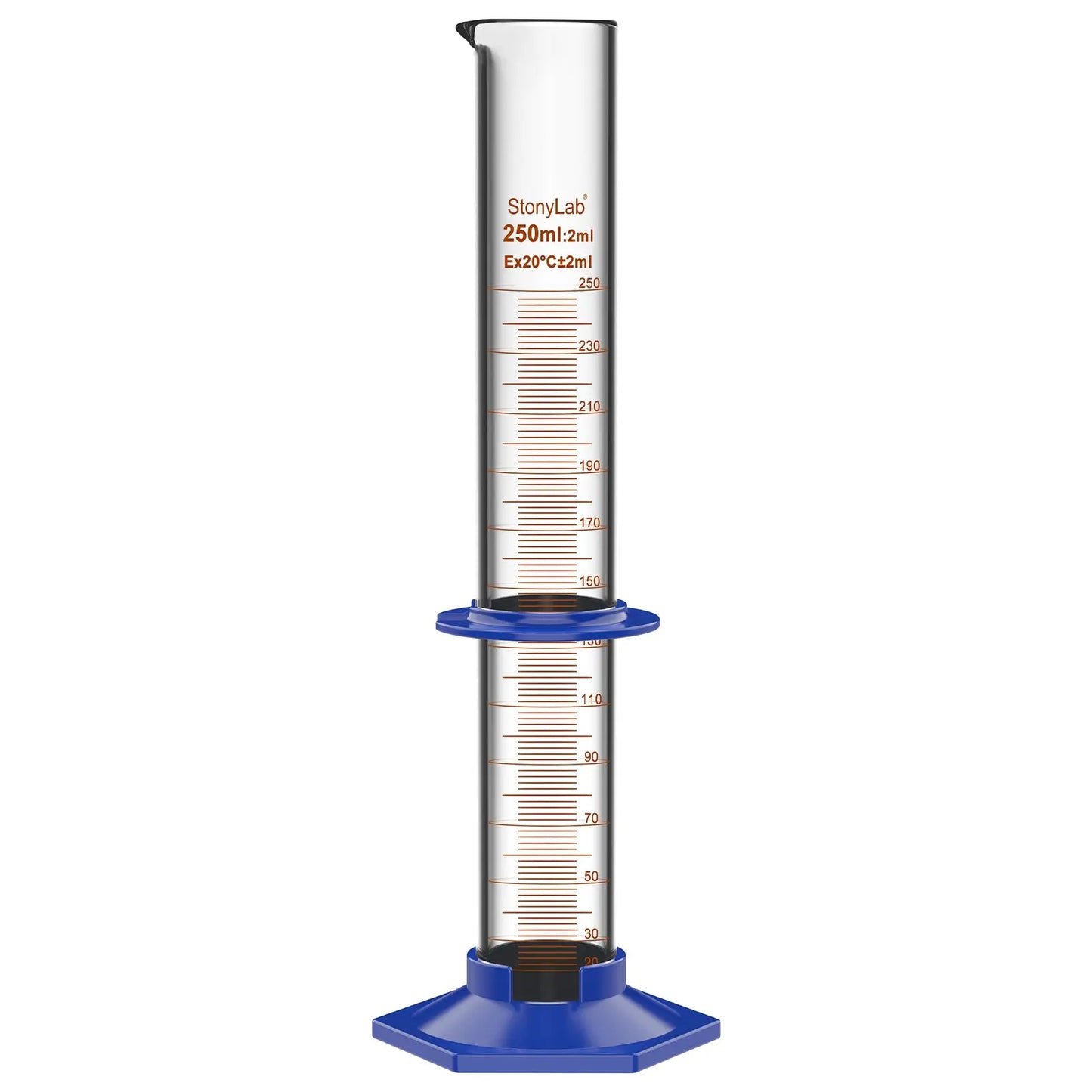 Graduated Cylinder with Bath, 50-250 ml Cylinders
