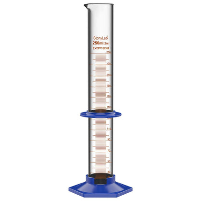 Graduated Cylinder with Bath, 50-250 ml Cylinders