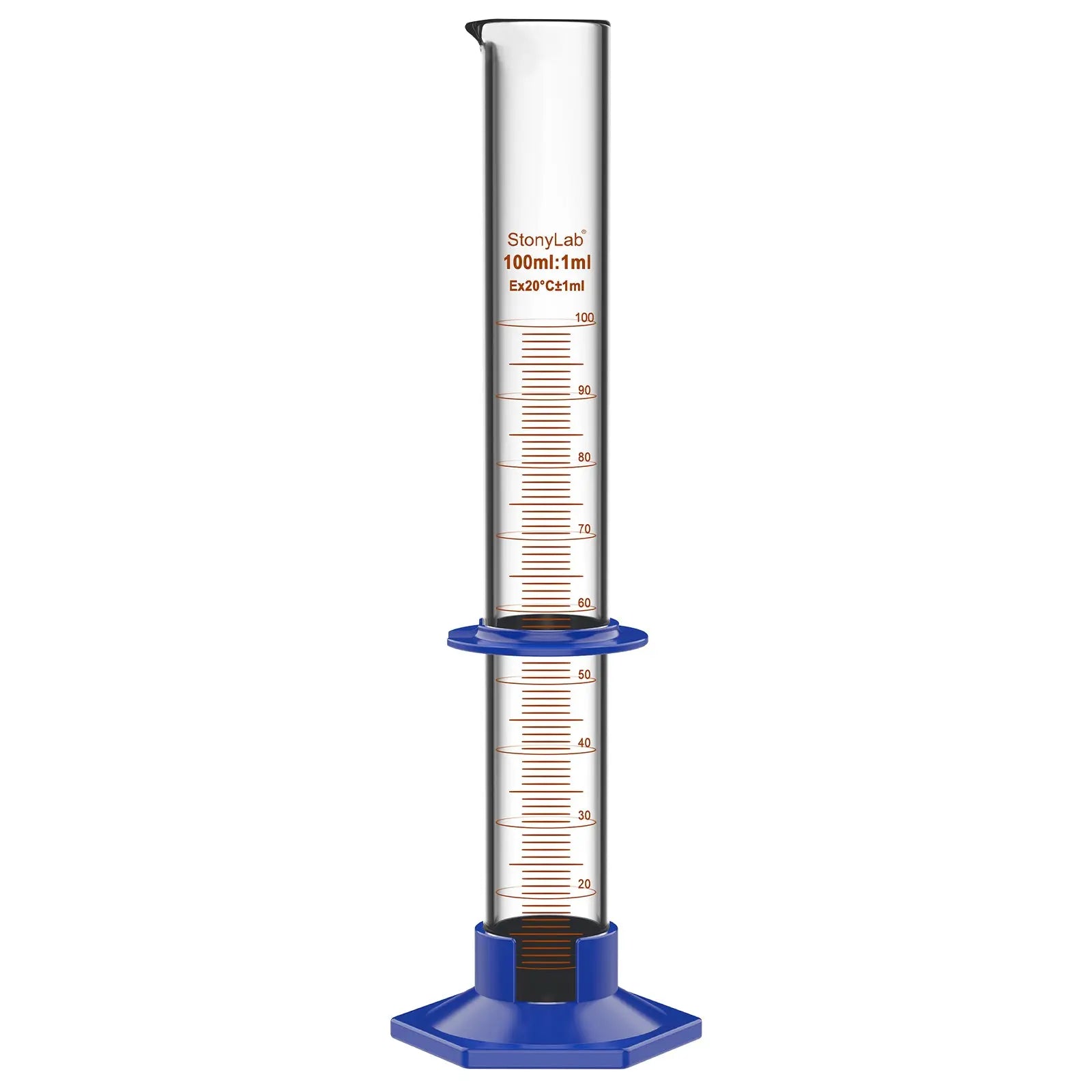 StonyLab Graduated Cylinder with Bath for professional laboratory applications