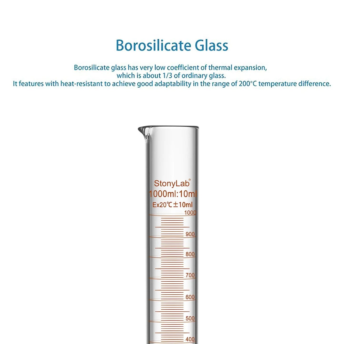 Graduated Cylinder, 10-1000 ml Cylinders
