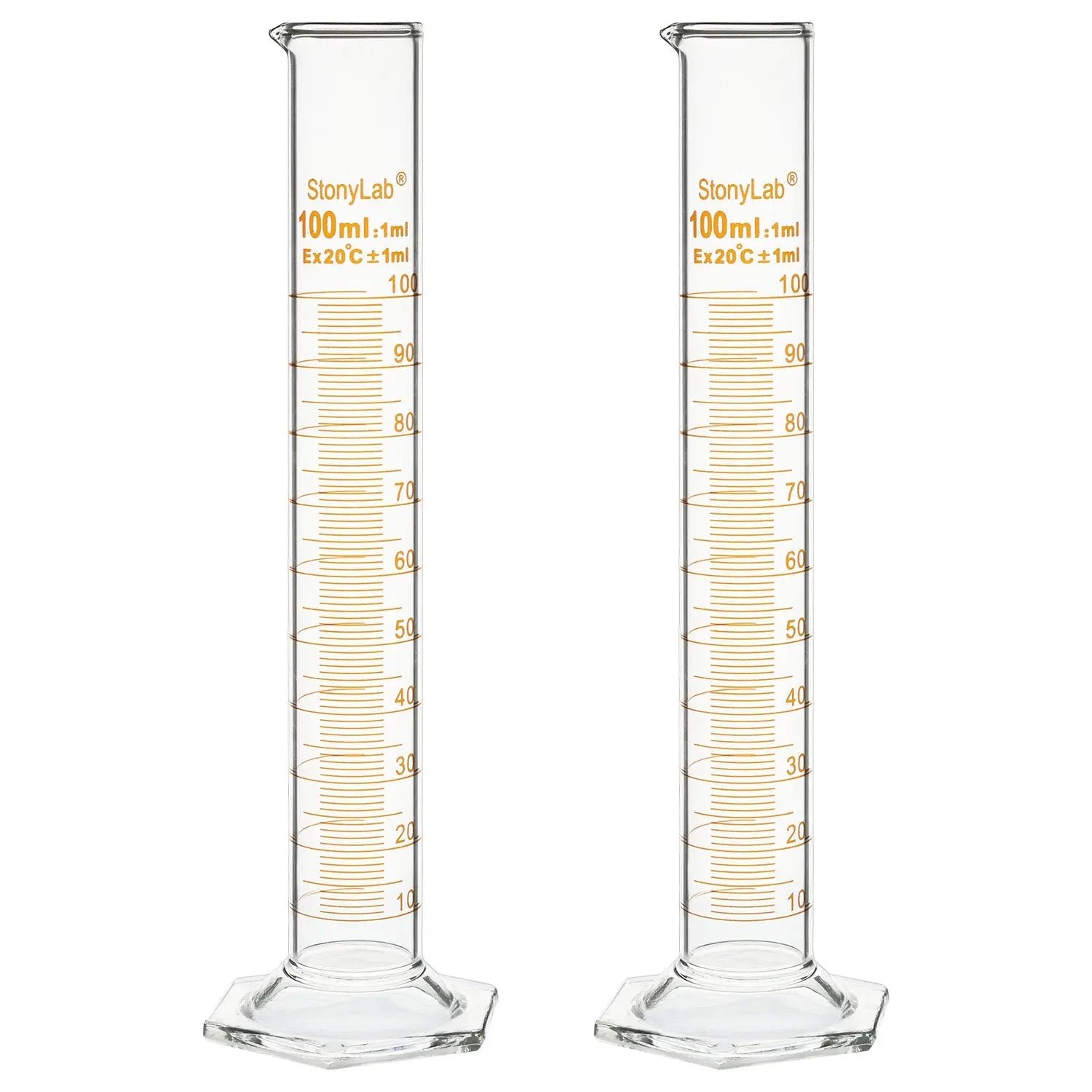 Graduated Cylinder, 10-250ml Cylinders 100-ml