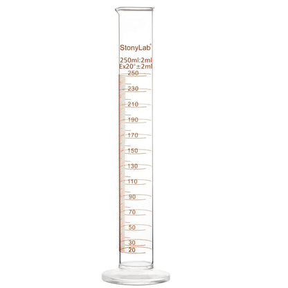 Graduated Cylinder, 50-500 ml - StonyLab Cylinders 