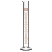 Laboratory graduated cylinder Class A accuracy borosilicate glass measuring cylinder with clear graduation scale for chemical experiments and liquid measurement StonyLab, 100 ml