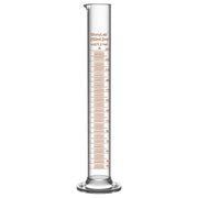 Laboratory graduated cylinder Class A accuracy borosilicate glass measuring cylinder with clear graduation scale for chemical experiments and liquid measurement StonyLab, 250 ml