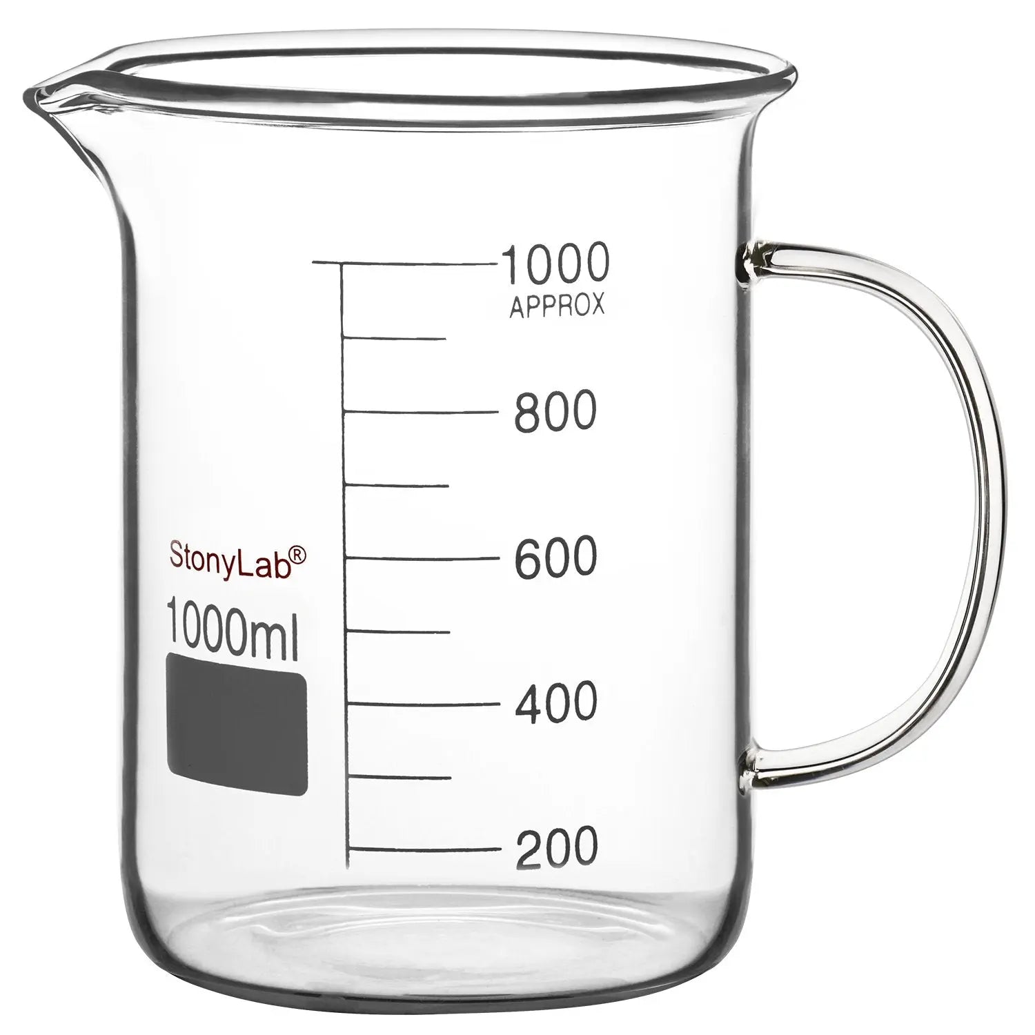 Lab Beakers for Accurate Liquid Measurement and Mixing – StonyLab
