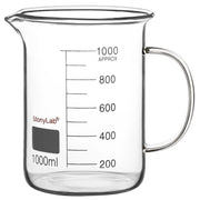StonyLab Graduated Glass Beaker with Handle for professional laboratory applications