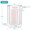 Jacketed Glass Beaker Borosilicate Heating Cooling Lab | StonyLab