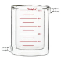 Jacketed Glass Beaker Borosilicate Heating Cooling Lab | StonyLab