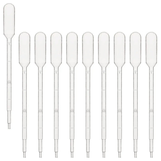 Graduated Plastic Pipette Droppers, 100 Pack
