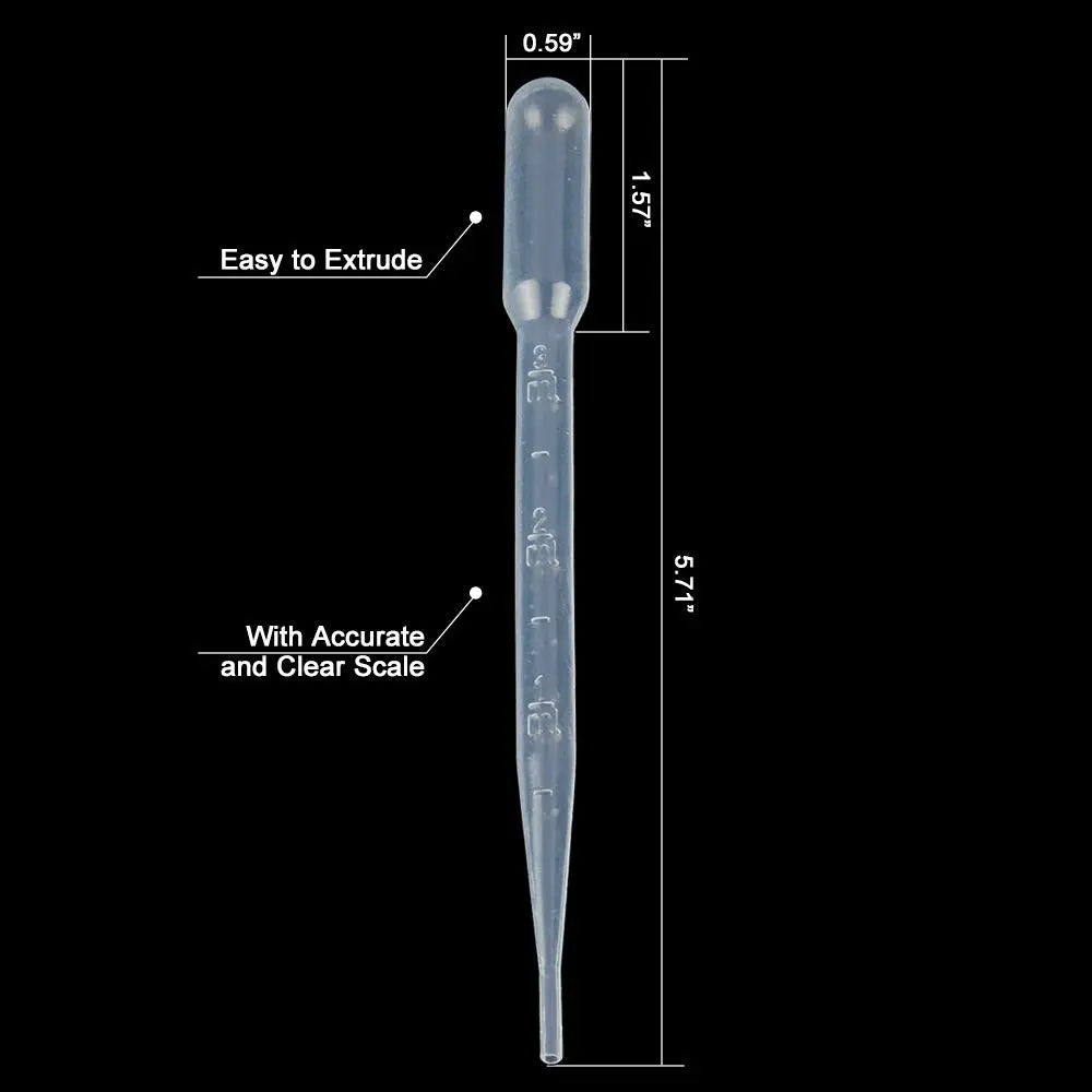 StonyLab Graduated Plastic Pipette Droppers heavy duty chemical processing configuration