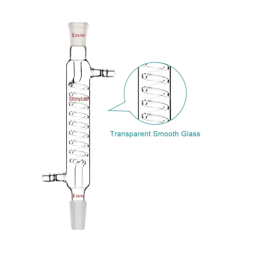 Graham Condenser, 200-500mm Length, 14/20, 19/22, 24/40 Joint Sizes Condensers-Graham Condensers