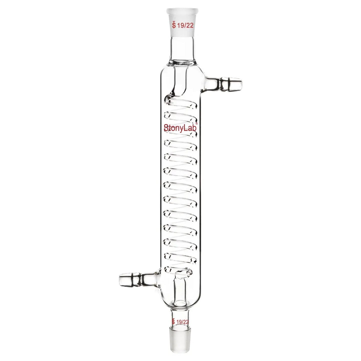 Graham Condenser, 200-500mm Length, 14/20, 19/22, 24/40 Joint Sizes Condensers-Graham Condensers 19-22-200-mm-7.87-in