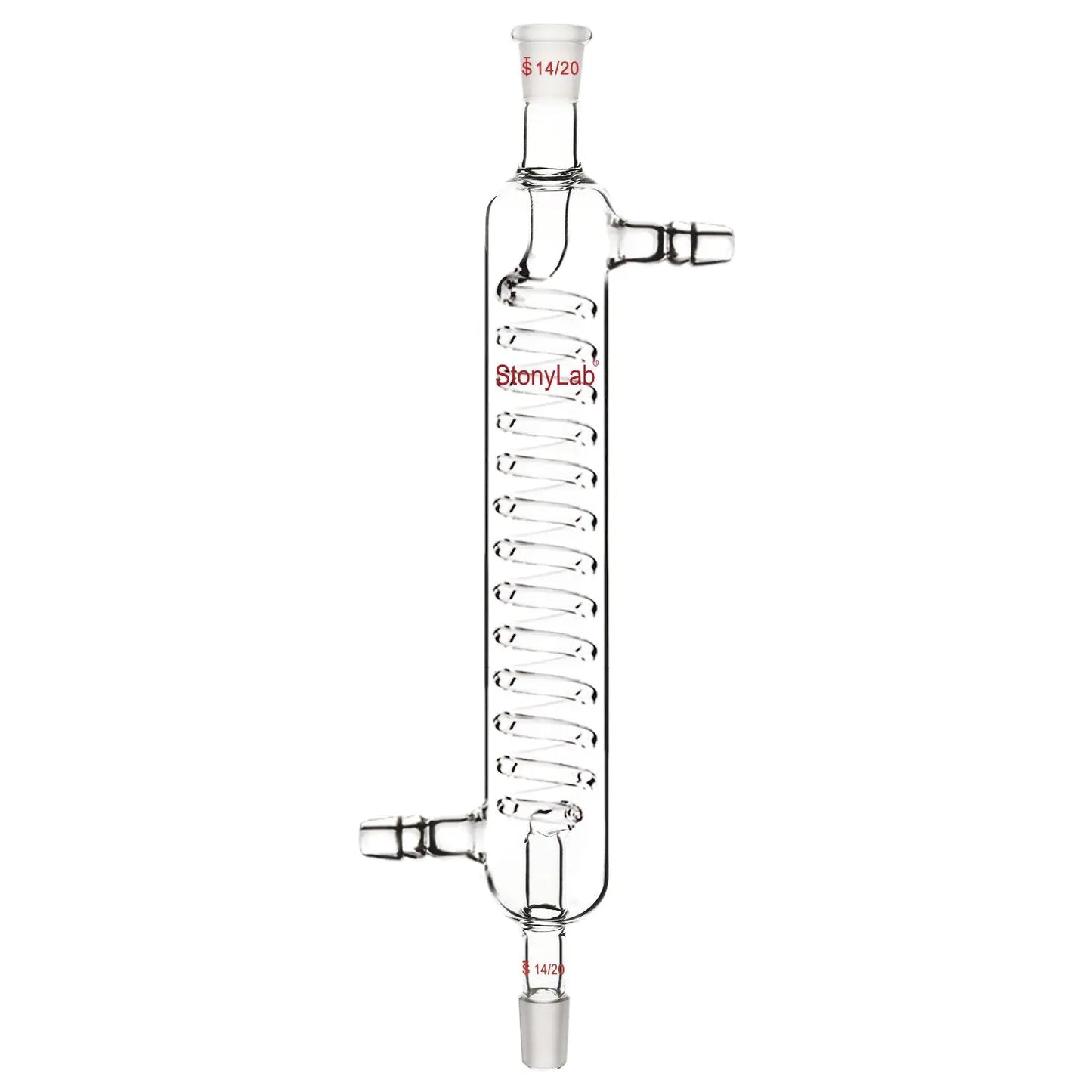 Graham Condenser, 200-500mm Length, 14/20, 19/22, 24/40 Joint Sizes Condensers-Graham Condensers 14-20-200-mm-7.87-in