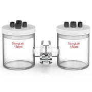 Comprehensive product view and setup components for StonyLab H-Type Electrolytic Cells [50-500 ml]