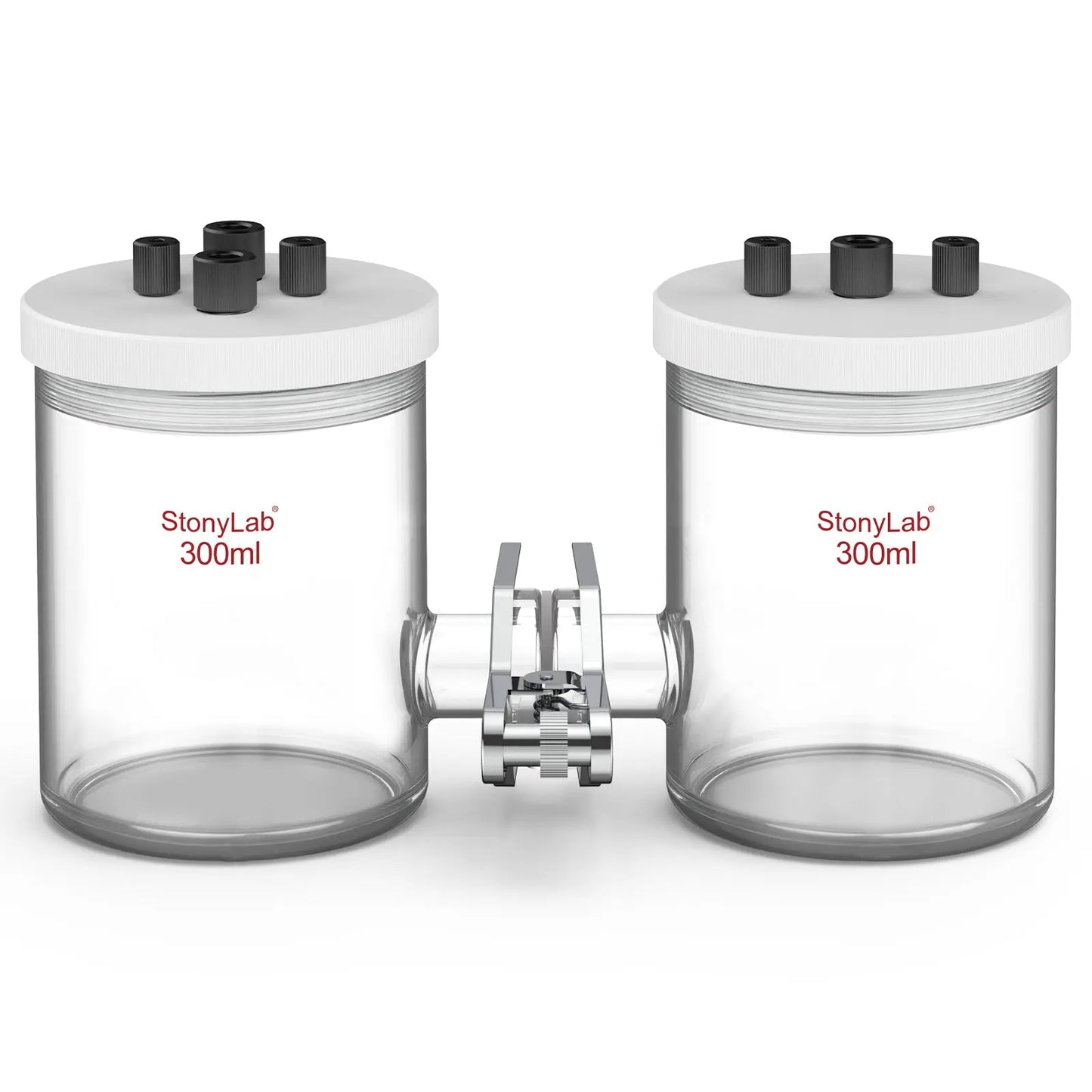 H-Type Electrolytic Cells [50-100 ml] Electrolyzer-H-Type 300 ml